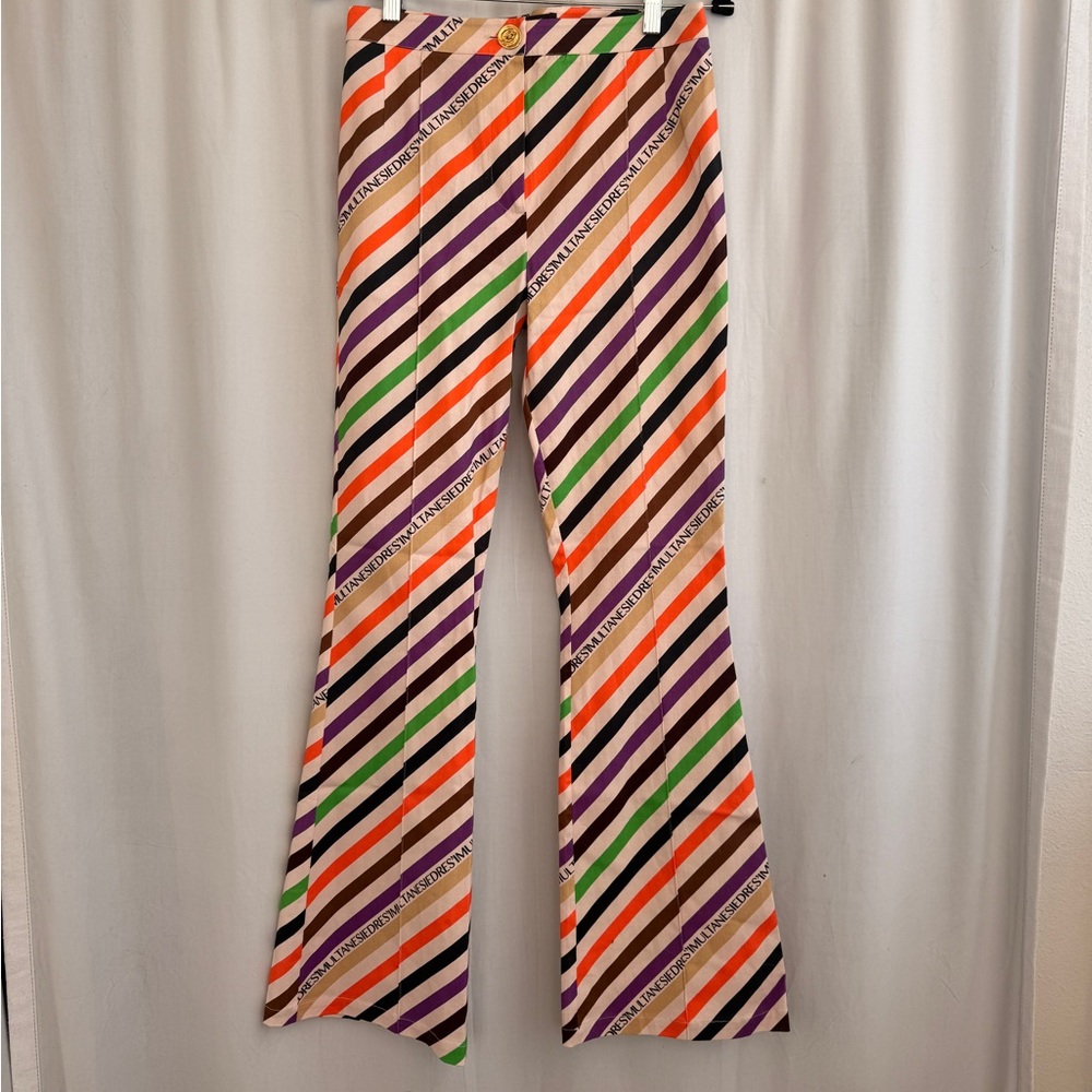 SIEDRÉS Striped Flare Pants